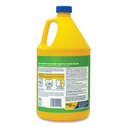 Zep Commercial High Traffic Floor Polish, 1 gal, 4/Carton