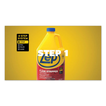 Zep Commercial Floor Stripper, Unscented, 1 gal, 4/Carton