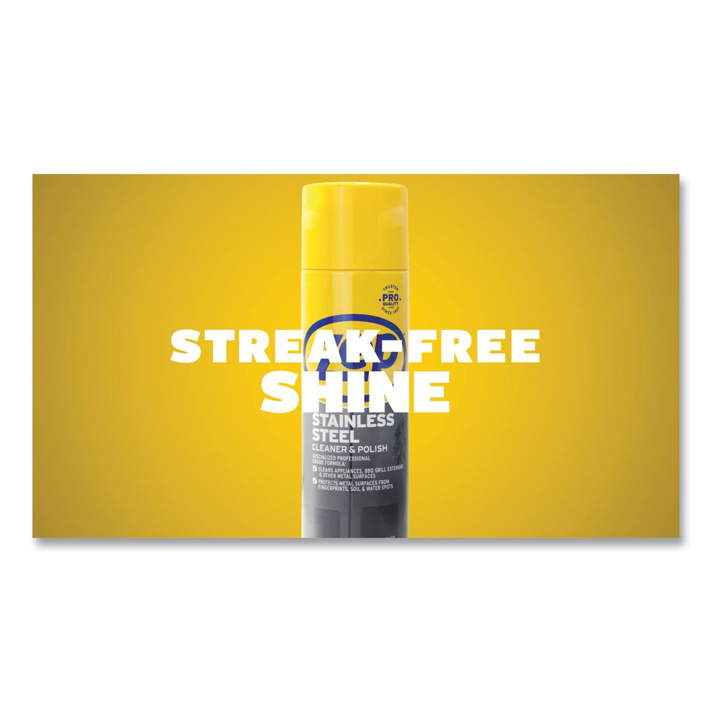 Zep Commercial Stainless Steel Polish, 14 oz Aerosol Spray