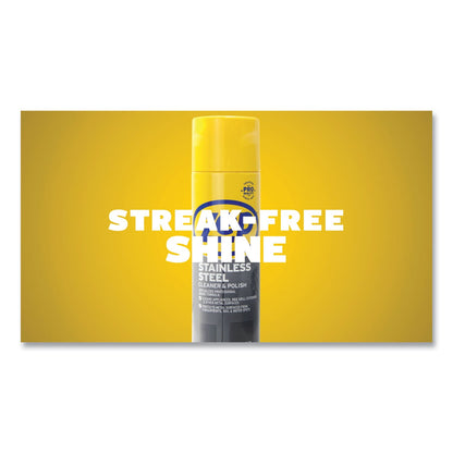 Zep Commercial Stainless Steel Polish, 14 oz Aerosol Spray