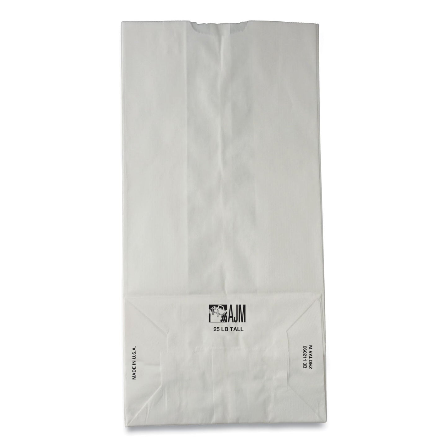 General Grocery Paper Bags, 30 lb Capacity, #2, 4.31" x 2.44" x 7.88", White, 500 Bags