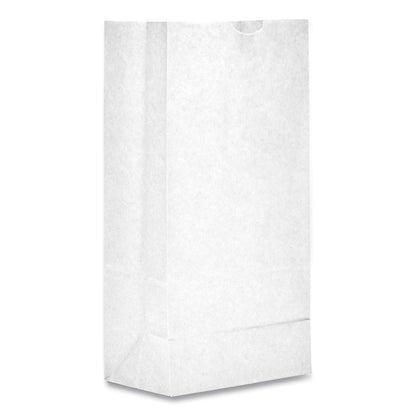 General Grocery Paper Bags, 35 lb Capacity, #8, 6.13" x 4.17" x 12.44", White, 500 Bags