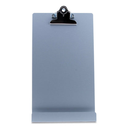 Saunders Free Standing Clipboard and Tablet Stand, 1" Clip Capacity, Memo Size: Holds 6 x 9 Sheets, Silver