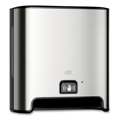 Tork Image Design Matic Hand Towel Roll Dispenser with Intuition Sensor, Wall Mount, 13.58 x 8.03 x 14.69, Stainless Steel