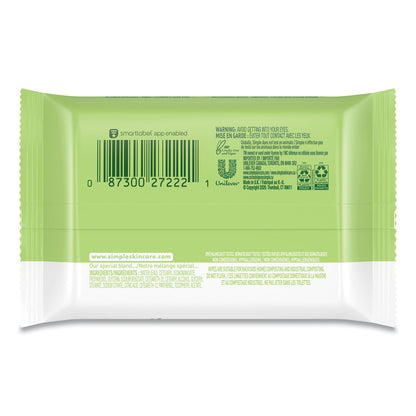 Simple Eye And Skin Care, Eye Make-Up Remover Pads, 30/Pack