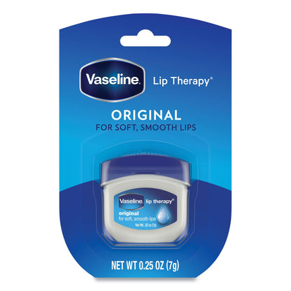 Vaseline Lip Therapy, Original, 0.25 oz, Plastic Flip-Top Container