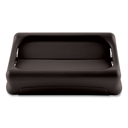 Rubbermaid Swing Top Lid for Slim Jim Waste Containers, 11.38w x 20.5d x 5h, Black