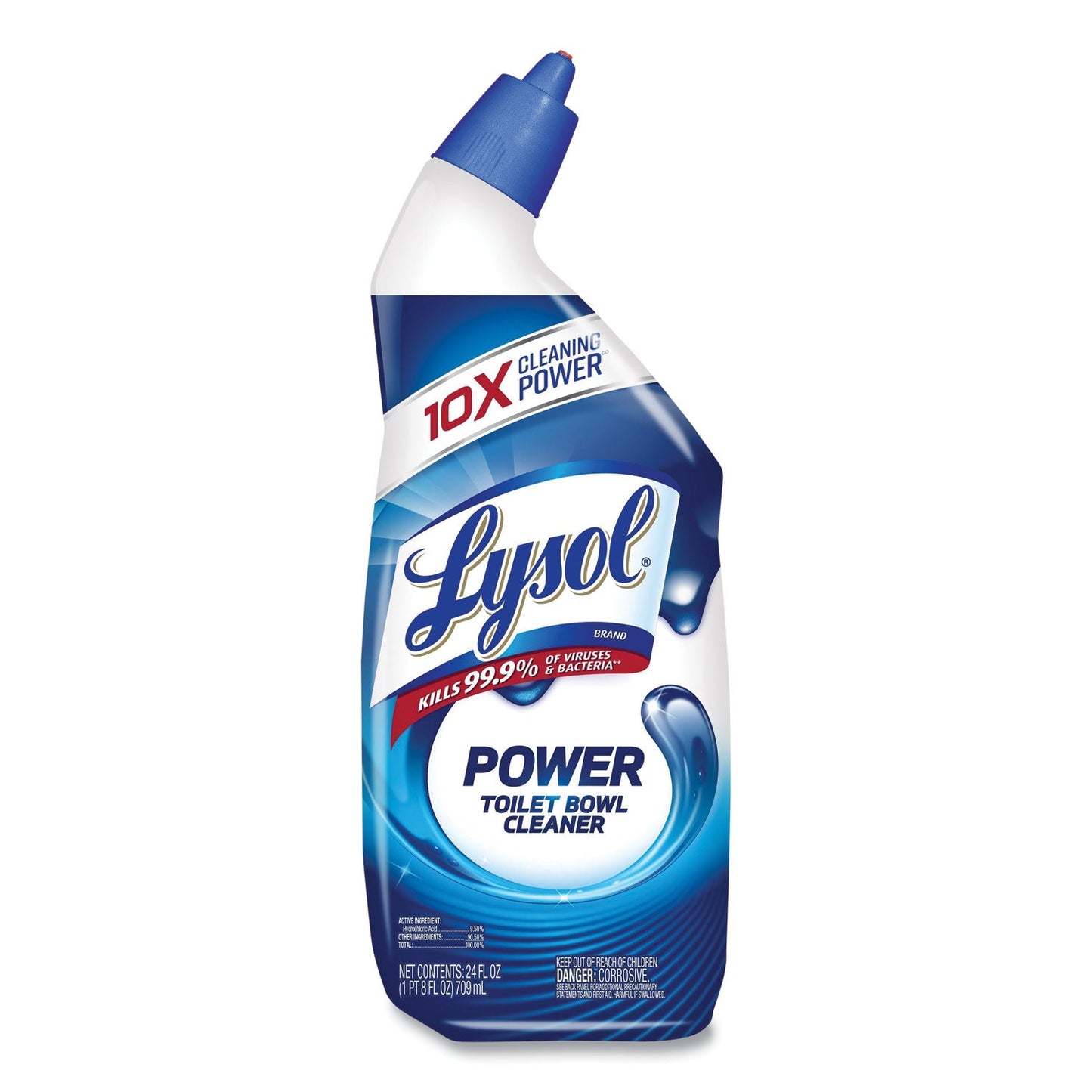 LYSOL Disinfectant Toilet Bowl Cleaner, Wintergreen, 24 oz Bottle