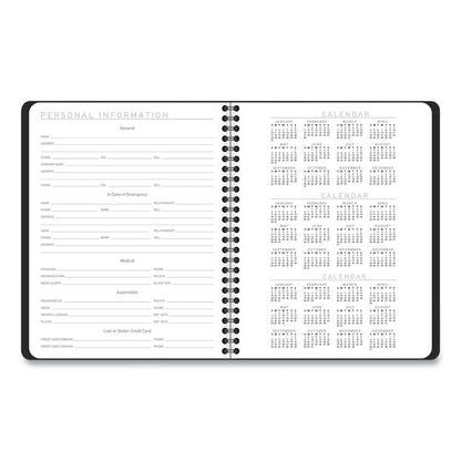 AT-A-GLANCE Contemporary Lite Weekly/Monthly Planner, 8.75 x 7, Black Cover, 12-Month (Jan to Dec): 2023
