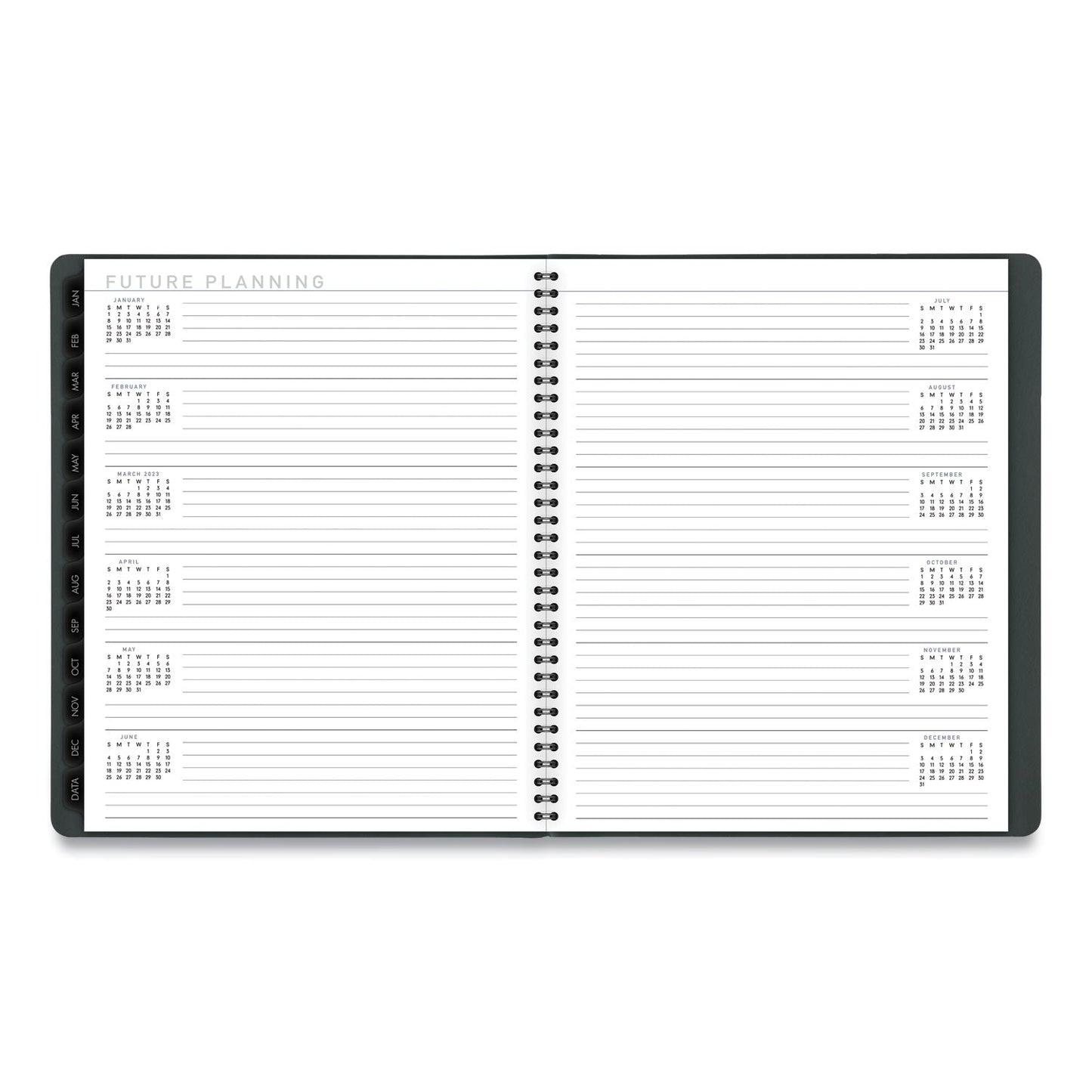 AT-A-GLANCE Contemporary Monthly Planner, 11 x 9, Forest Green Cover, 12-Month (Jan to Dec): 2023