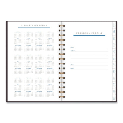 AT-A-GLANCE Signature Lite Weekly/Monthly Planner, 8.5 x 5.75, Maroon Cover, 12-Month (Jan to Dec): 2023
