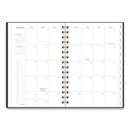AT-A-GLANCE Signature Lite Weekly/Monthly Planner, 8.5 x 5.75, Maroon Cover, 12-Month (Jan to Dec): 2023