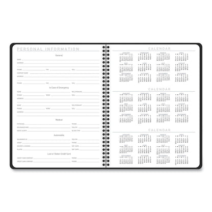 AT-A-GLANCE Contemporary Lite Weekly/Monthly Planner, 11 x 8.25, Black Cover, 12-Month (Jan to Dec): 2023