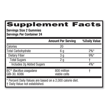 Digestive Advantage Prebiotic Plus Probiotic, Gummies, 65 Count