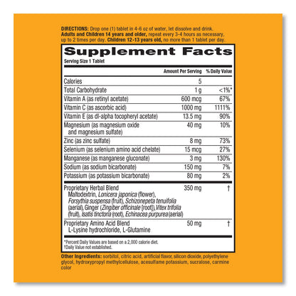Airborne Immune Support Effervescent Tablet, Very Berry, 30 Count
