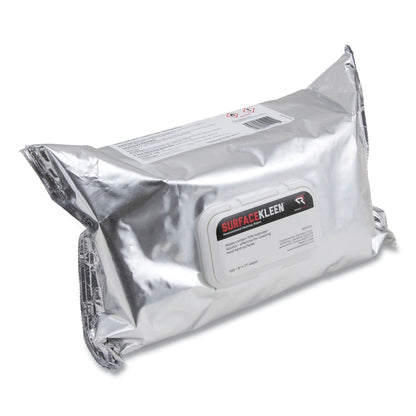 Read Right SurfaceKleen Premoistened Alcohol Cleaning Wipes, 9 x 11, Soft Pack, 100/Pack