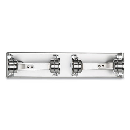 San Jamar Locking Toilet Tissue Dispenser, 12.38 x 4.5 x 2.75, Chrome
