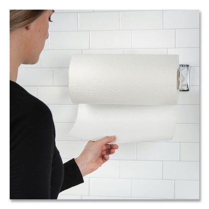 San Jamar Perforated Roll Towel Dispenser for 11 inch Roll, 13.25 x 4.63 x 2.88, Chrome
