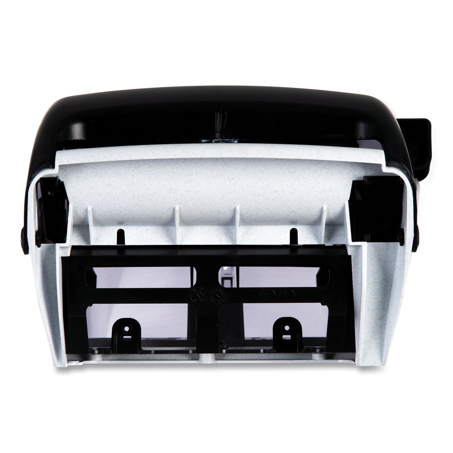 San Jamar Lever Roll Towel Dispenser, Classic, 12.94 x 9.25 x 16.5, Transparent Black Pearl