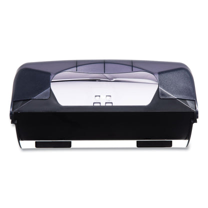 San Jamar Ultrafold Multifold/C-Fold Towel Dispenser, Oceans, 11.75 x 6.25 x 18, Transparent Black Pearl