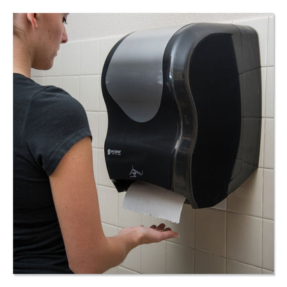 San Jamar Smart System with iQ Sensor Towel Dispenser, 16.5 x 9.75 x 12, Black/Silver