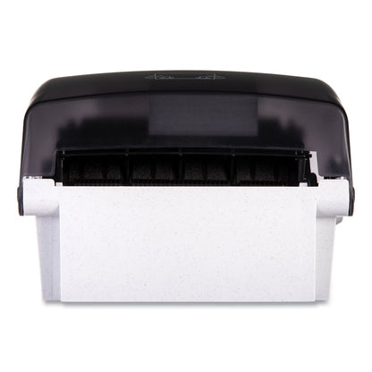 San Jamar Simplicity Mechanical Roll Towel Dispenser, 15.25 x 13 x 10.25, Black