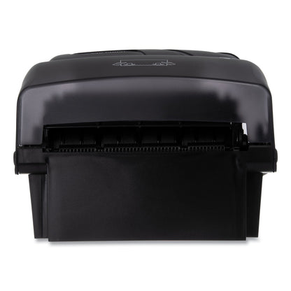 San Jamar Simplicity Mechanical Roll Dispenser, 12.38 x 9.5 x 14.63, Black Pearl