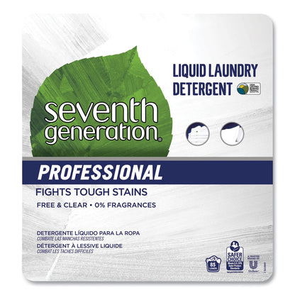 Seventh Generation Liquid Laundry Detergent, Free and Clear Scent, 1 gal Bottle