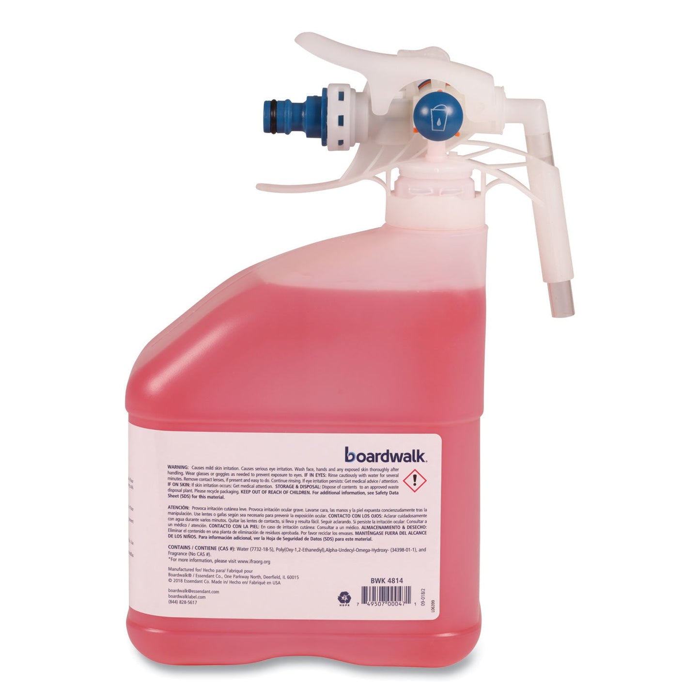 Boardwalk PDC Neutral Floor Cleaner, Tangy Fruit Scent, 3 Liter Bottle