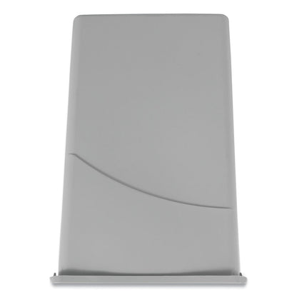 Boardwalk Slim Waste Container, 23 gal, Gray, Plastic