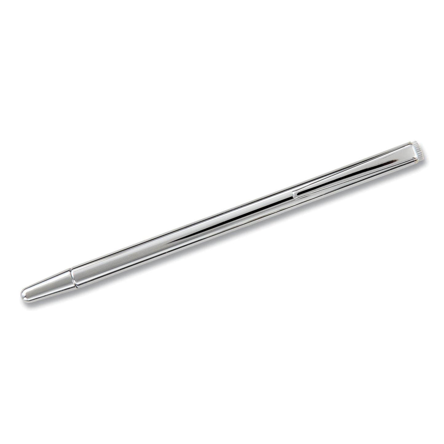 Apollo Slimline Pen-Size Pocket Pointer with Clip, Extends to 24.5", Silver