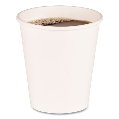 Boardwalk Paper Hot Cups, 10 oz, White, 20 Cups/Sleeve, 50 Sleeves/Carton