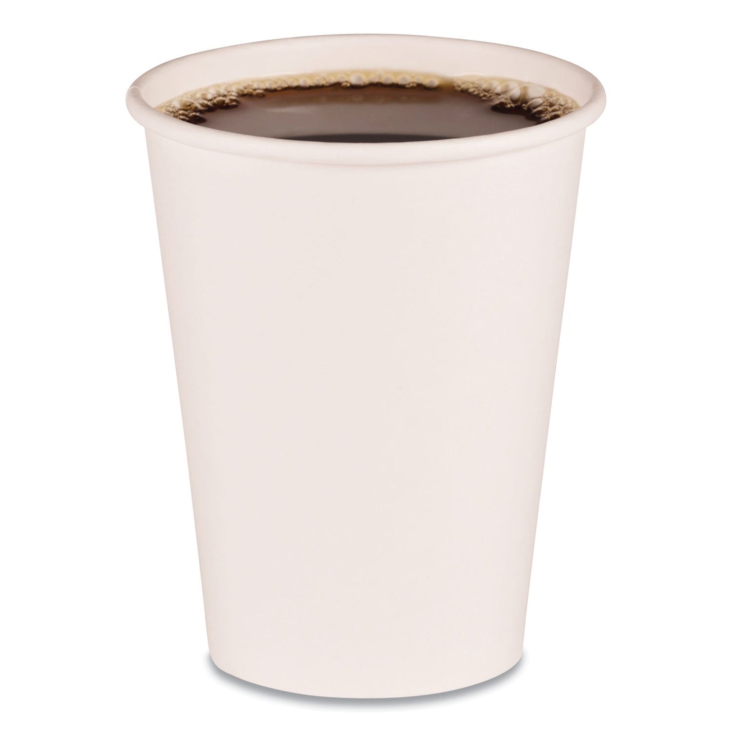 Boardwalk Paper Hot Cups, 12 oz, White, 50 Cups/Sleeve, 20 Sleeves/Carton