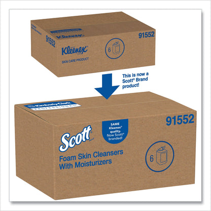 Scott Pro Foam Skin Cleanser with Moisturizers, Light Floral, 1,000 mL Bottle, 6/Carton