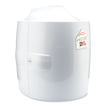 2XL Contemporary Wall Mount Wipe Dispenser, 11 x 11 x 13, White