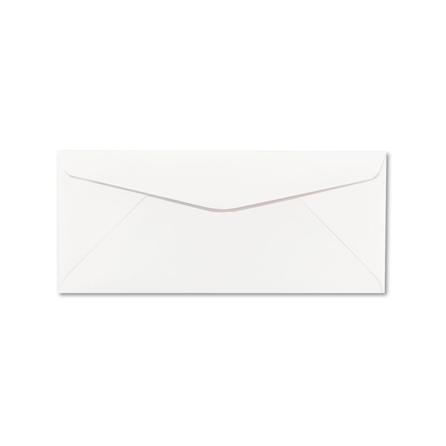 Neenah Paper CLASSIC CREST #10 Envelope, Commercial Flap, Gummed Closure, 4.13 x 9.5, Avon Brilliant White, 500/Box