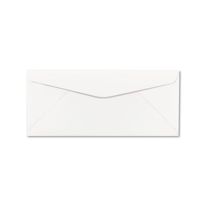 Neenah Paper CLASSIC CREST #10 Envelope, Commercial Flap, Gummed Closure, 4.13 x 9.5, Avon Brilliant White, 500/Box