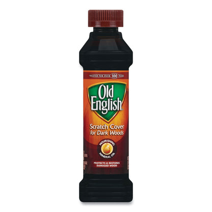 OLD ENGLISH Furniture Scratch Cover, For Dark Woods, 8 oz Bottle, 6/Carton