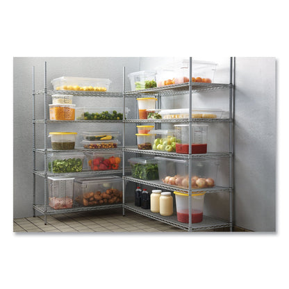 Rubbermaid Food/Tote Boxes, 3.5 gal, 18 x 12 x 6, Clear, Plastic