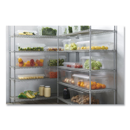 Rubbermaid Food/Tote Boxes, 21.5 gal, 26 x 18 x 15, Clear, Plastic