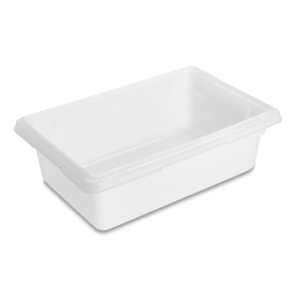 Rubbermaid Food/Tote Boxes, 3.5 gal, 18 x 12 x 6, White, Plastic