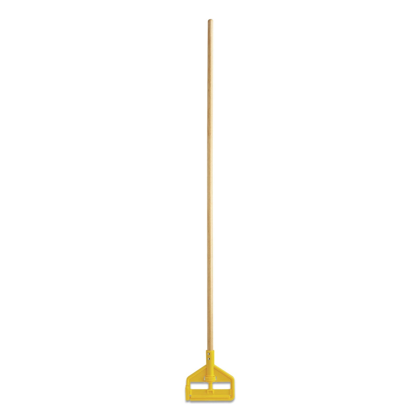 Rubbermaid Invader Side-Gate Wood Wet-Mop Handle, 1" dia x 60", Natural, 12/Carton