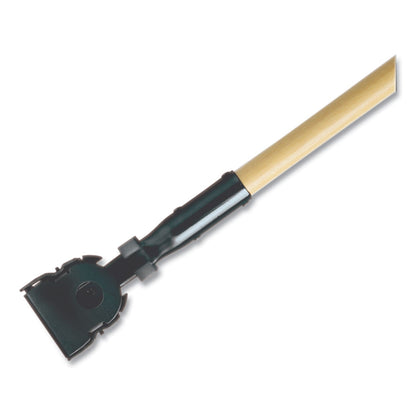 Rubbermaid Snap-On Hardwood Dust Mop Handle, 1.5" dia x 60", Natural