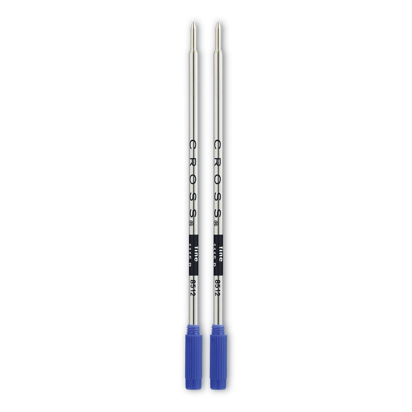 Cross Refills for Cross Ballpoint Pens, Fine Conical Tip, Blue Ink, 2/Pack