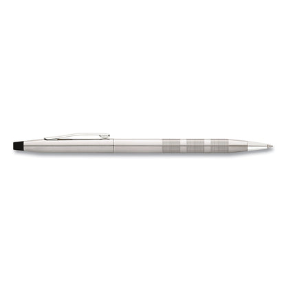 Cross Classic Century Twist-Action Ballpoint Pen, Retractable, Medium 1 mm, Black Ink, Satin Chrome Barrel