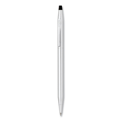 Cross Classic Century Twist-Action Ballpoint Pen, Retractable, Medium 1 mm, Black Ink, Chrome Barrel