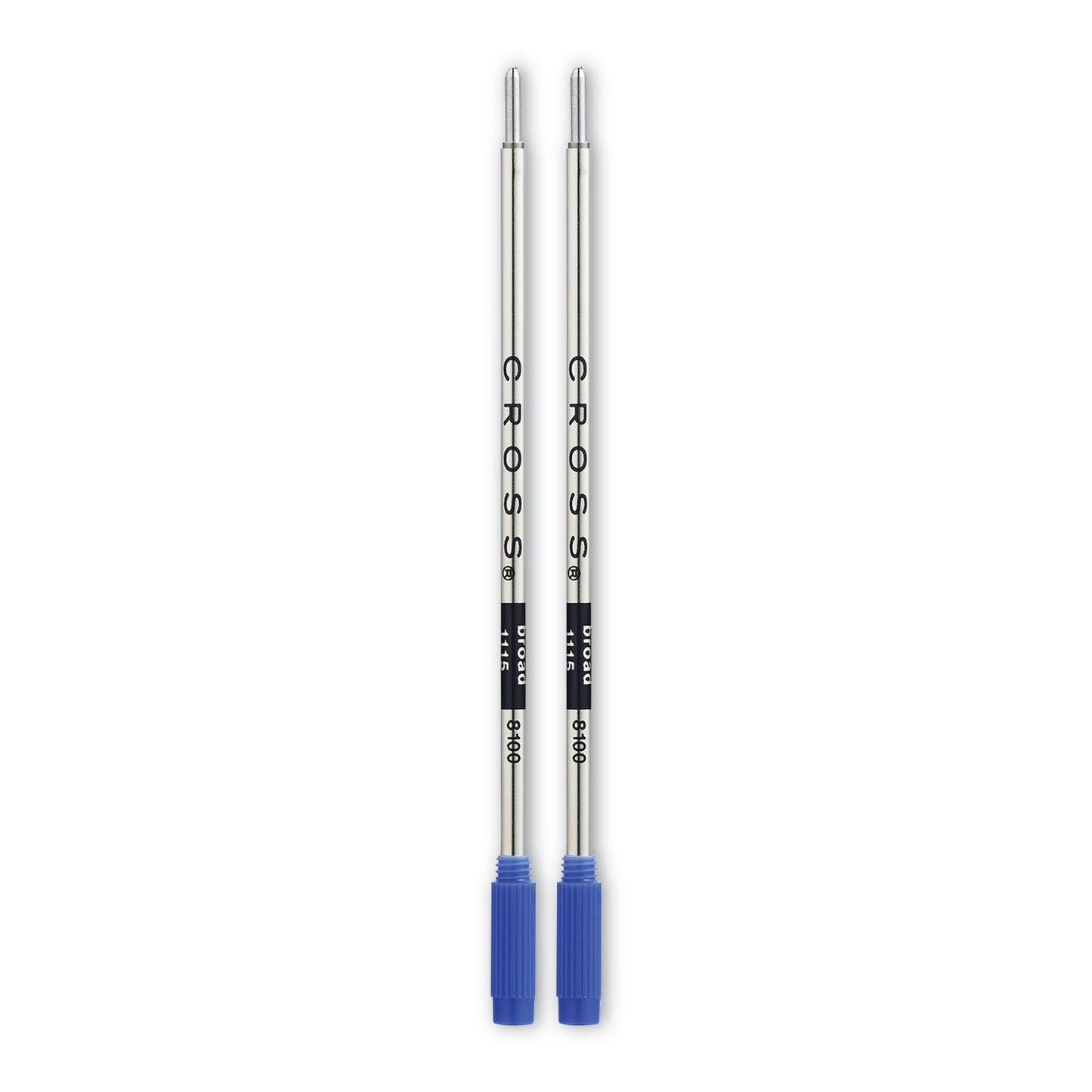 Cross Refills for Cross Ballpoint Pens, Bold Conical Tip, Blue Ink, 2/Pack