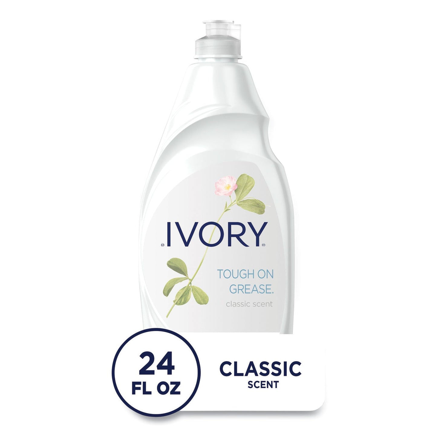 Ivory Dish Detergent, Classic Scent, 24 oz Bottle, 10/Carton