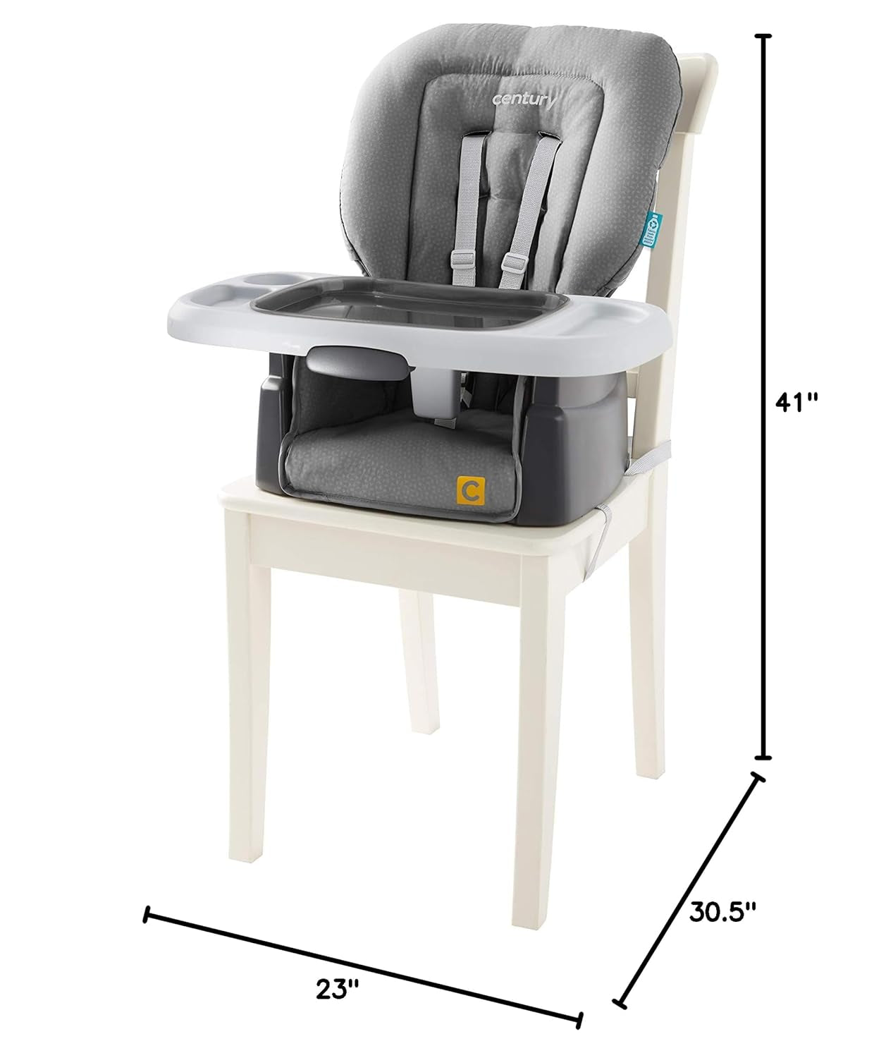 Century Dine on 4-In-1 High Chair, Grows with Child with 4 Modes, Metro