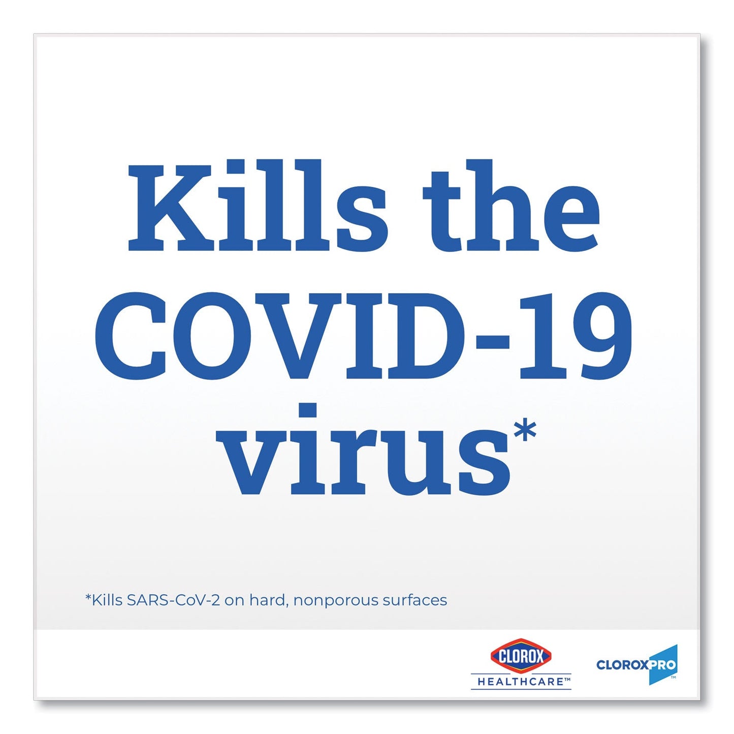 Clorox VersaSure Cleaner Disinfectant Wipes, 1-Ply, 8 x 6.75, White, 85 Towels/Can